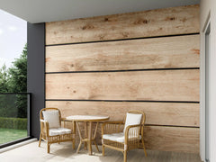 Wandverkleidung außen - Rustikale Braun-Holz-Textur