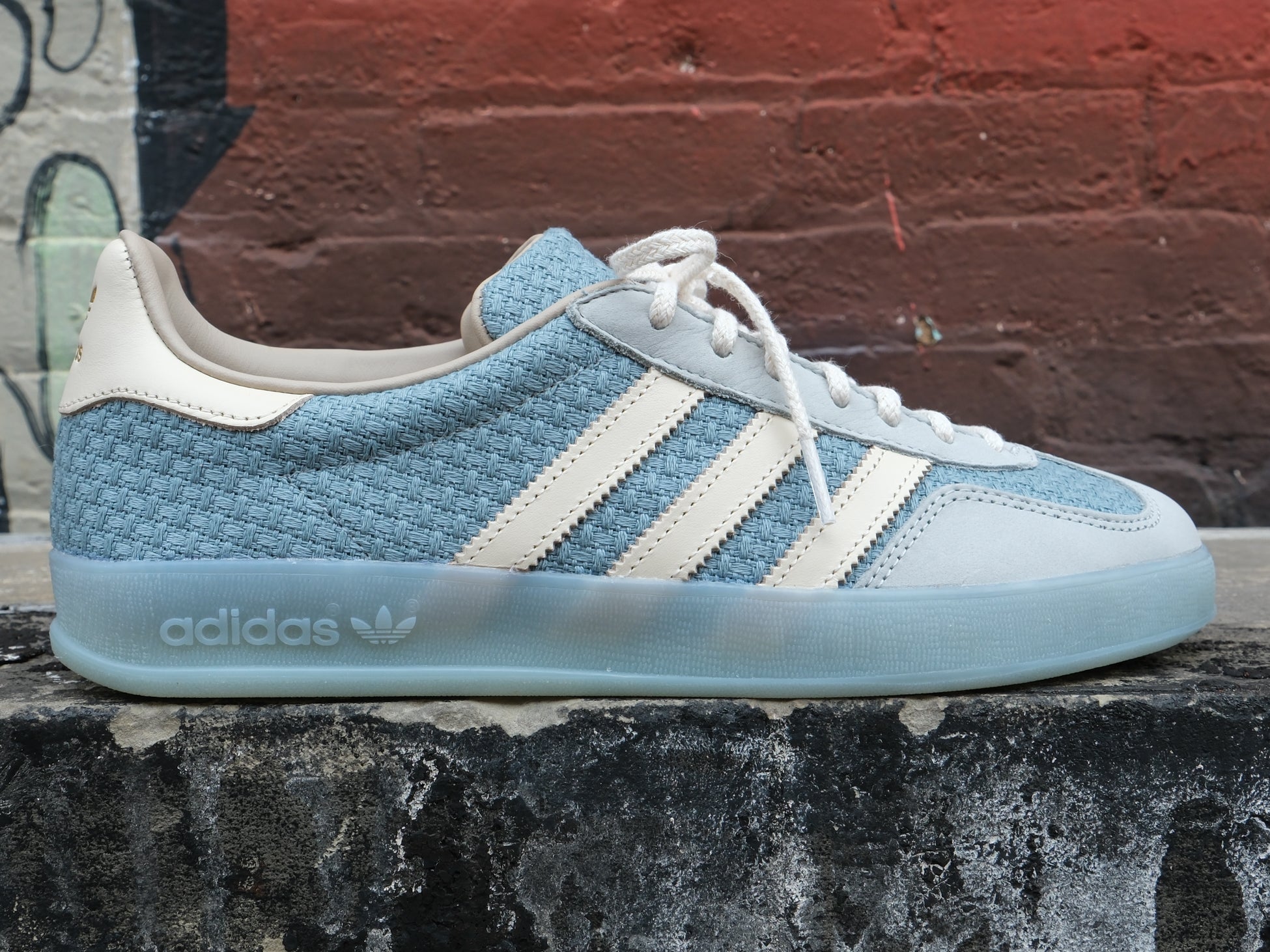 Adidas Gazelle Indoor 'Light Blue/Wonder White' -Originally $130.00