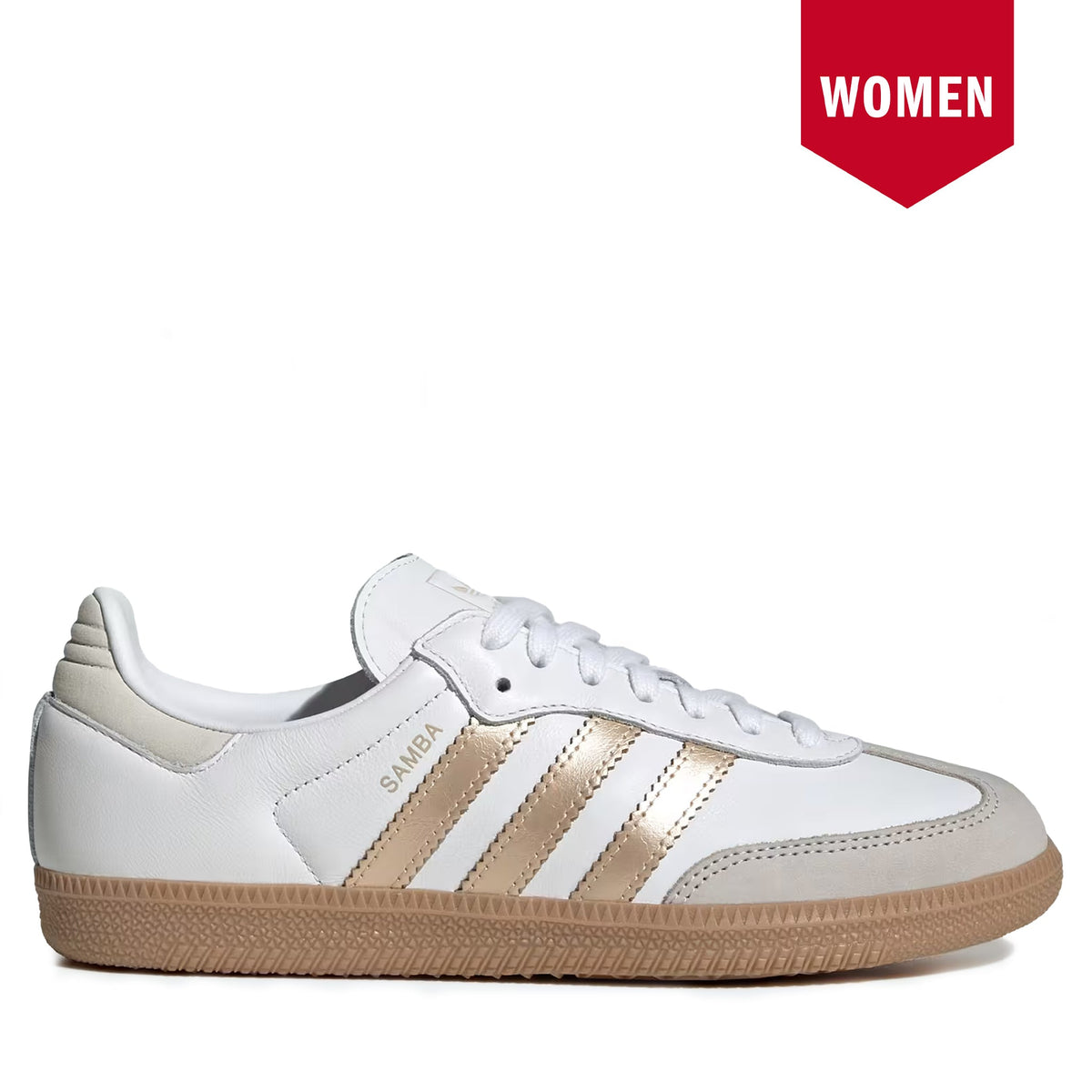 Women´s Adidas Samba OG - Cloud White/Wonder Gold Met.