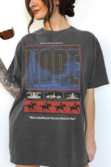 Nope Movie Inspired UFO Alien Sci-Fi Horror Film Graphic Tee For Women