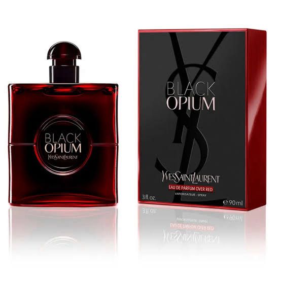 Yves Saint Laurent Black Opium over Red fresh stock 90.0ml Eau de Parfum Bottle