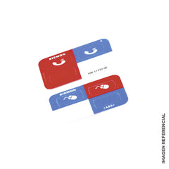 SIEMON Z-ICON.02B Icono ID, UltraMax, color blanco, identificación de Jacks, (paquete x 100)