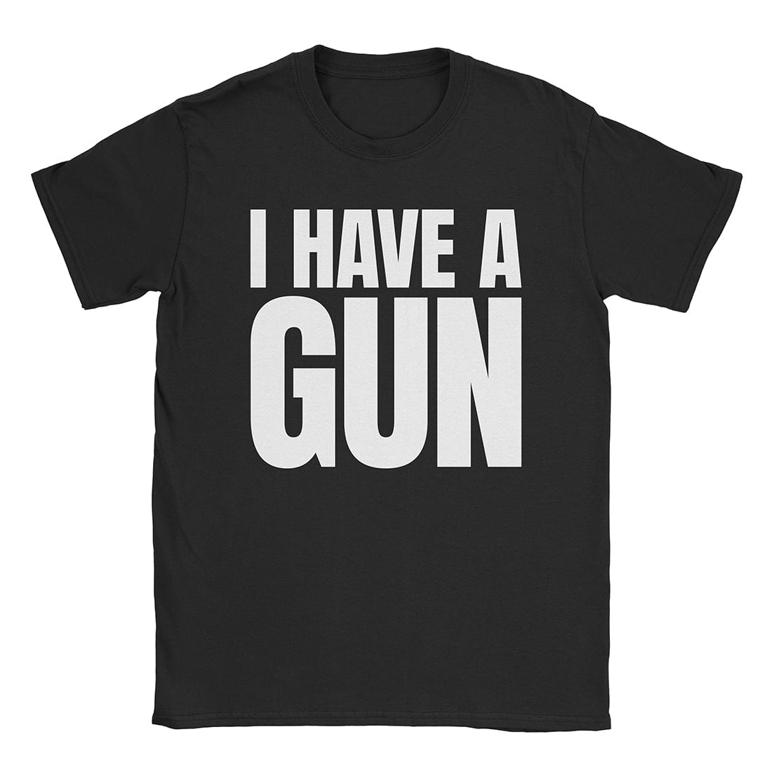 A-or-B-Tees T-Shirt Black / S I Have A Gun T-Shirt