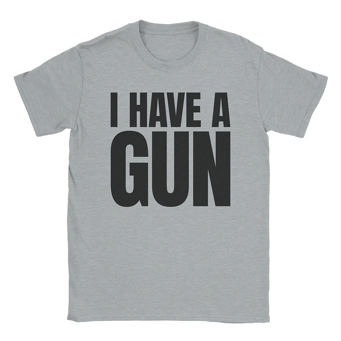 A-or-B-Tees T-Shirt Sport Grey / S I Have A Gun T-Shirt