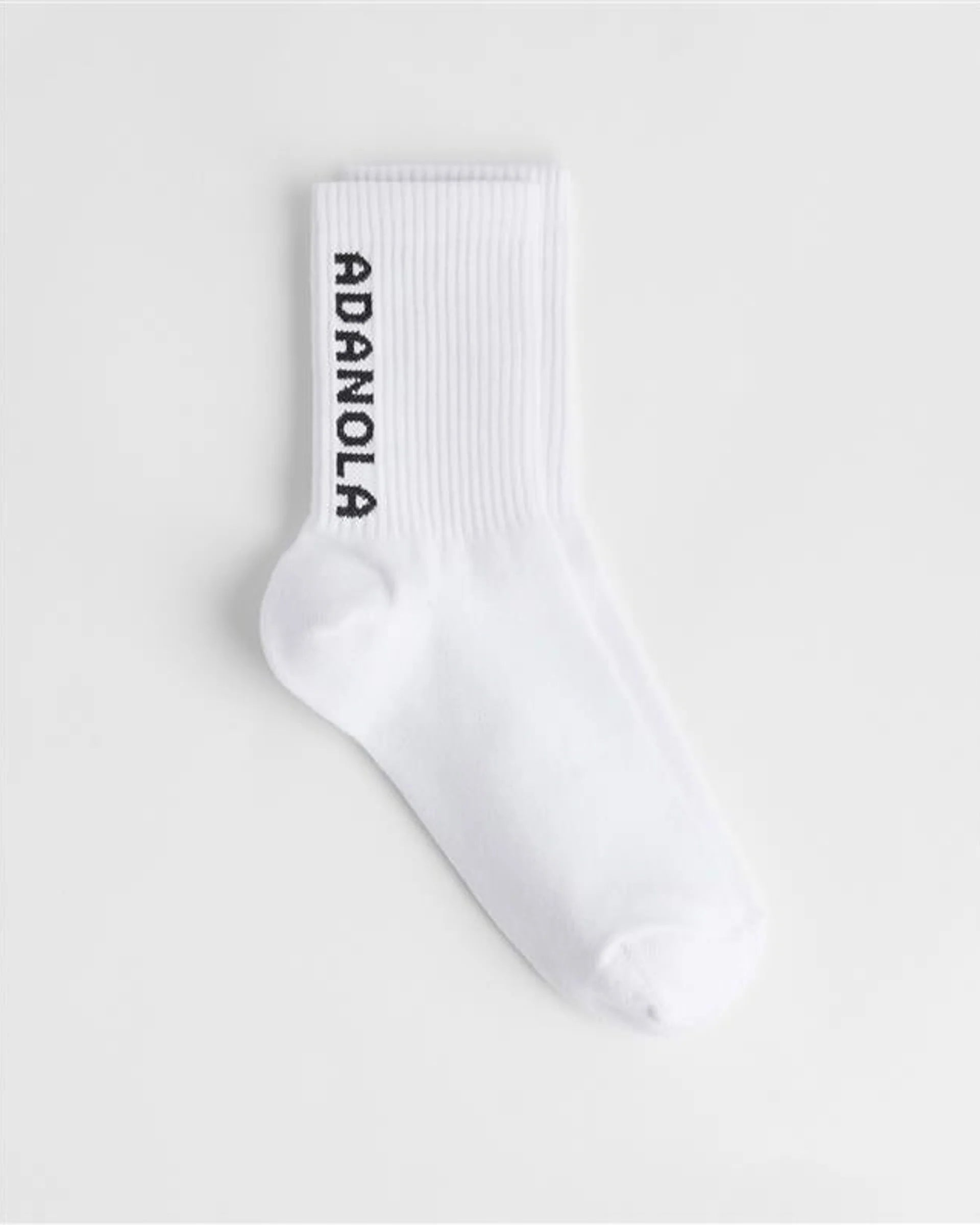 2 Pack Adanola Socks - White/Charcoal, Taupe/Charcoal