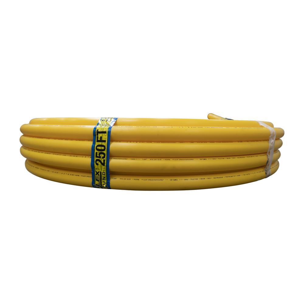 1-1/4 in. IPS x 500 ft. DR 11 Underground Yellow Polyethylene Gas Pipe - Super Arbor