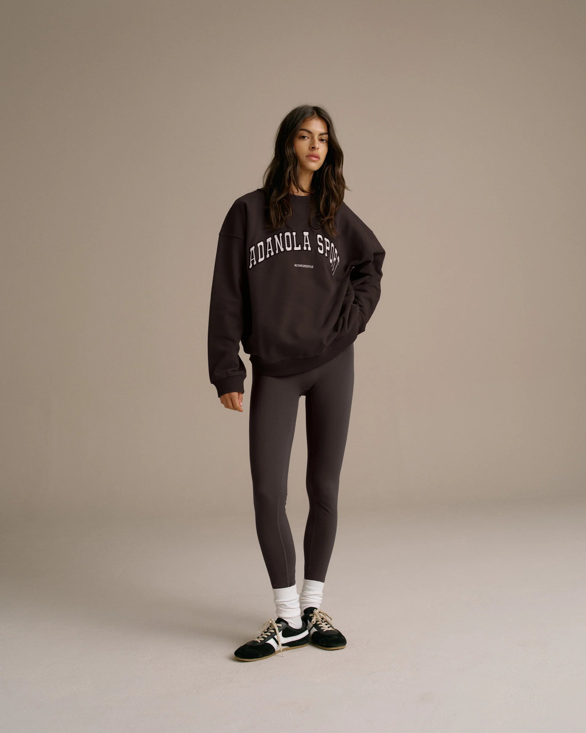 AS Oversized Sweatshirt - Coffee Bean