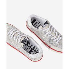 The Kooples - Baskets En Cuir Basses Avec Paillettes - Femme