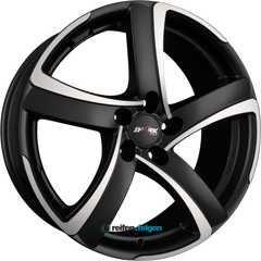 ALUTEC SHARK 7.5x17 ET38 5x114.3 NB70 Racing-Schwarz Frontpoliert