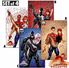 Amazing Spider-Man #2 J. Scott Campbell Exclusive Set of 4 UNSIGNED!