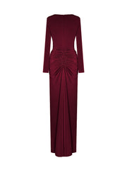 Arya Dress - Burgundy - Gigii's
