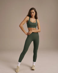 Ultimate Cross Back Bra - Dark Olive