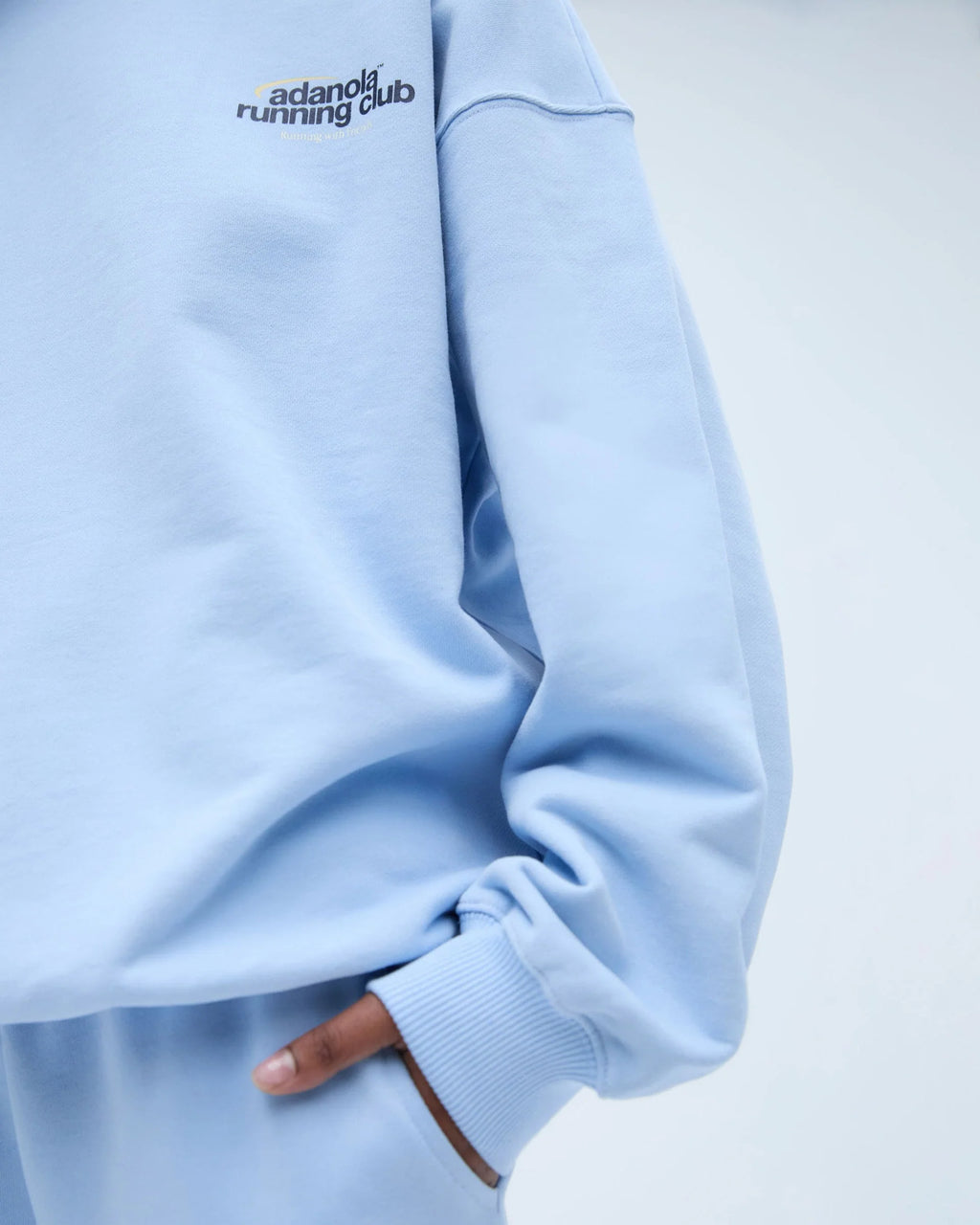 Adanola Running Oversized Sweatshirt - Powder Blue