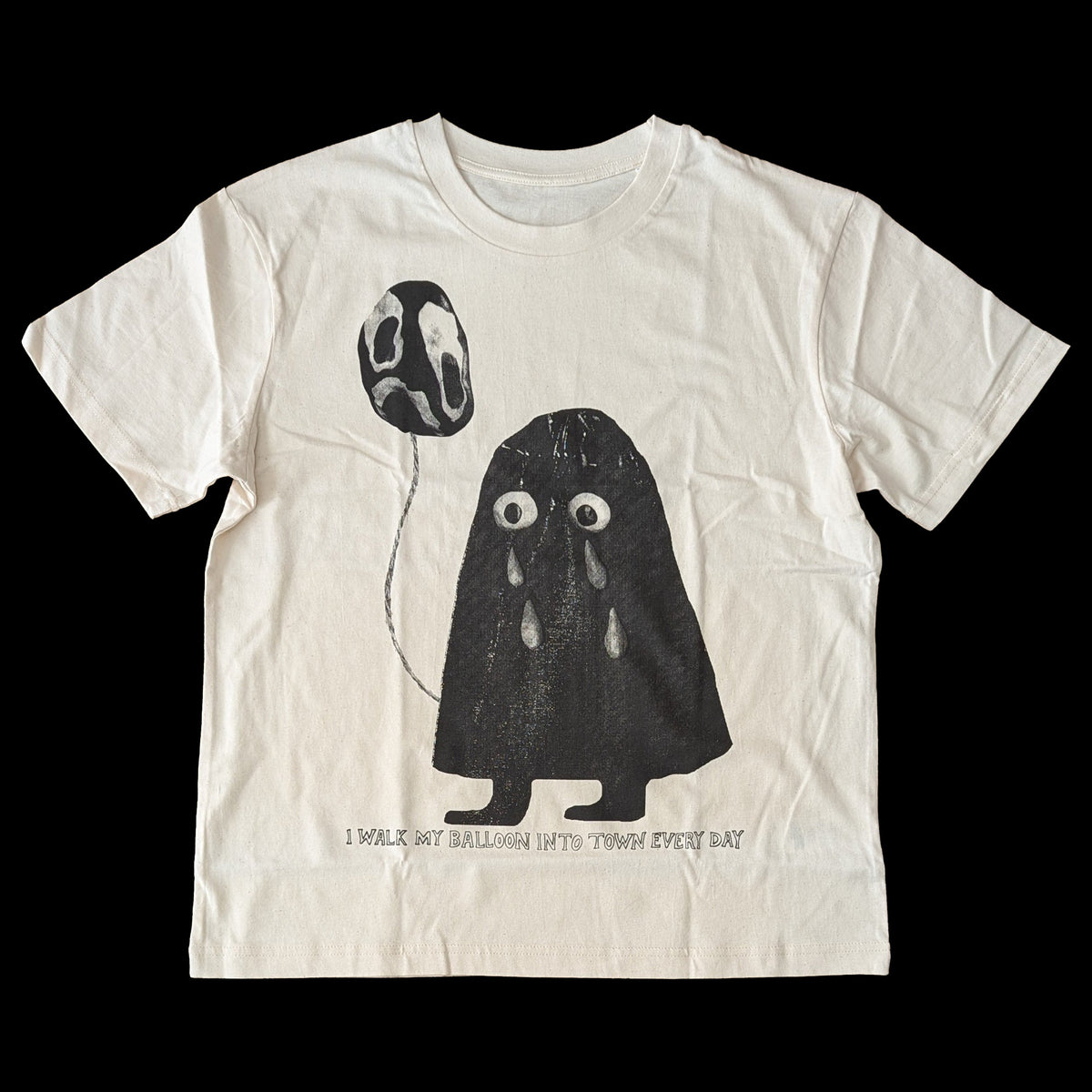 I Walk My Balloon Into Town Every Day Tee (misprint)