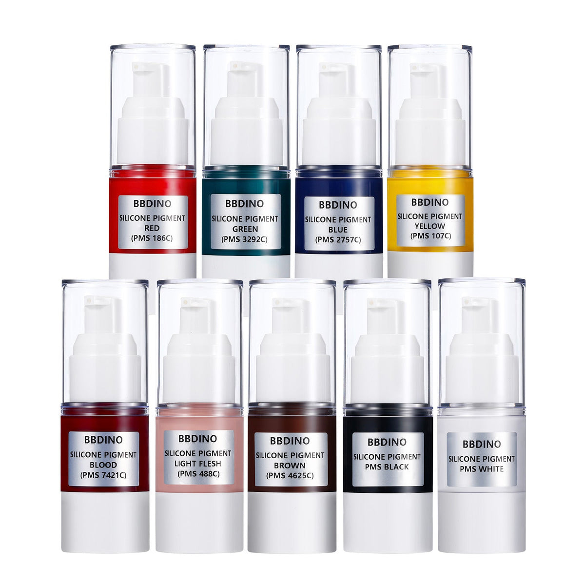BBDINO Silicone Pigment Colorant 9 Colors Pack Kit