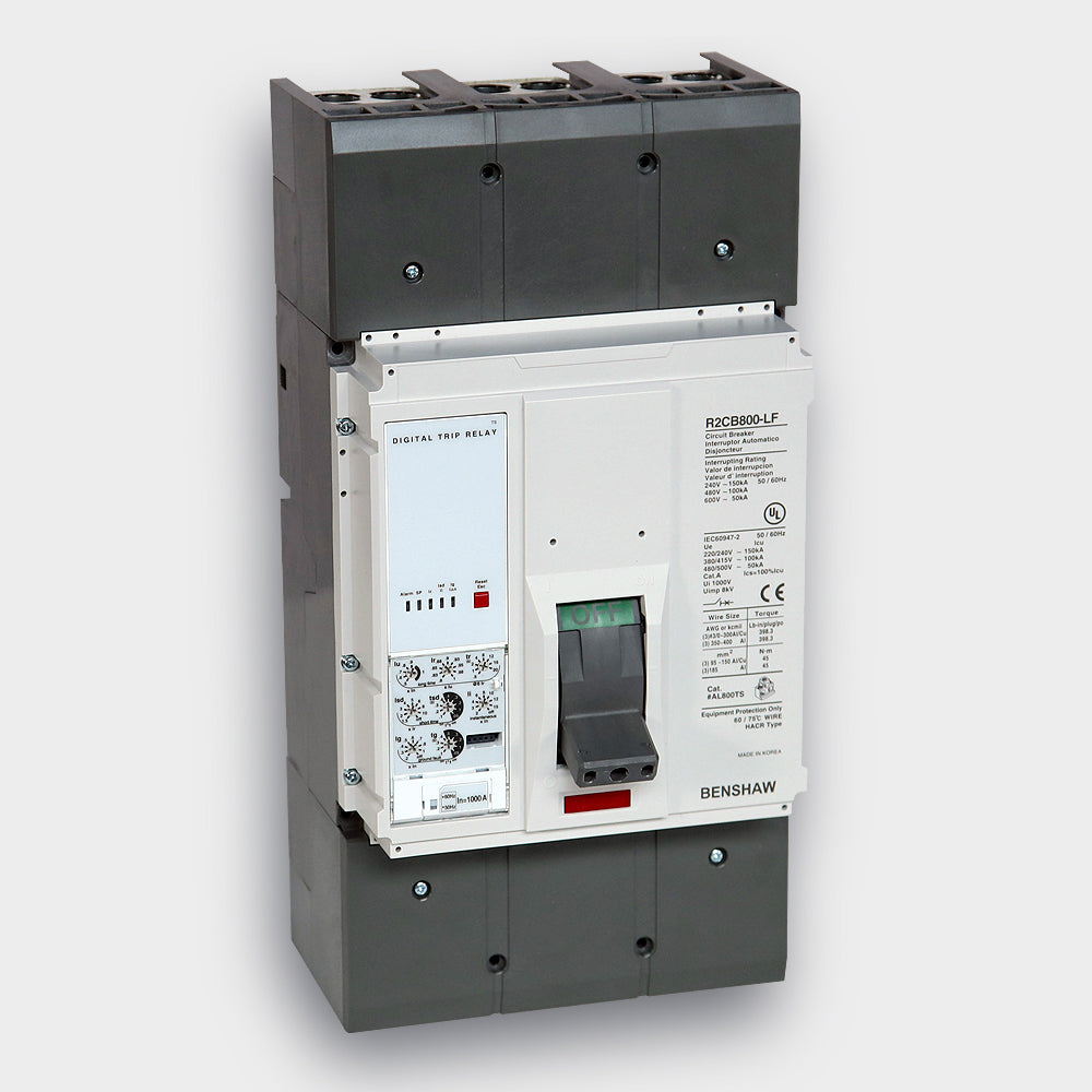 Circuit Breaker 800 A - 800 Frame 3P 600 VAC, N-Normal Fault, NG0 Trip Unit, 35 KAIC Interrupt at 480 VAC