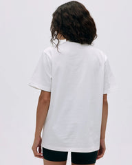 Varsity Short Sleeve Oversized T-shirt - White/Black