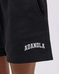 Varsity Sweat Shorts - Coffee Bean/Marshmallow White