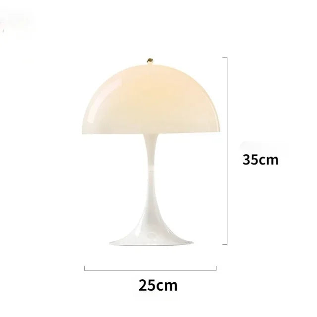 RoyaleGlow Retro Dansk Bordlamp / Golvlampa - Ikonisk Svampdesign för Moderna Utrymmen Carvallo