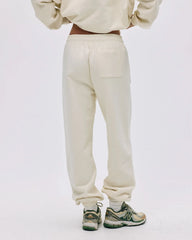 Varsity Sweatpants - Marshmallow White/Midnight Blue