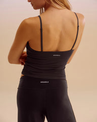Skinny Strap Top - Coffee Bean