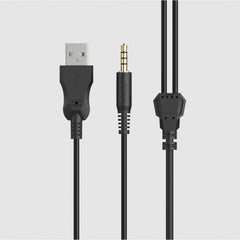 Gaming Headset 3.5mm &amp; USB – Celebrat GM-2 – Black