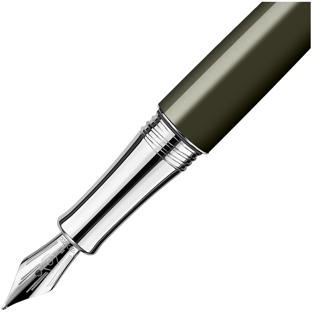 Caran d'Ache Füller, Leman Terre d'Ombre, 18Kt, grün - 2