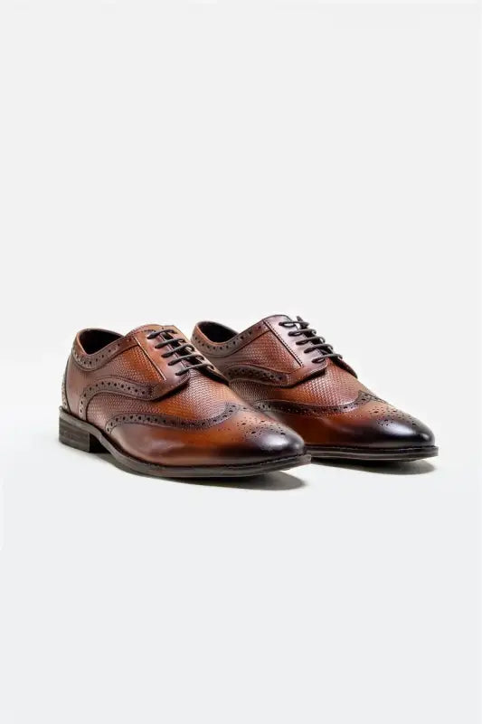 Cavani Orleans Skor Tan – Wingtip Brogue - schoenen