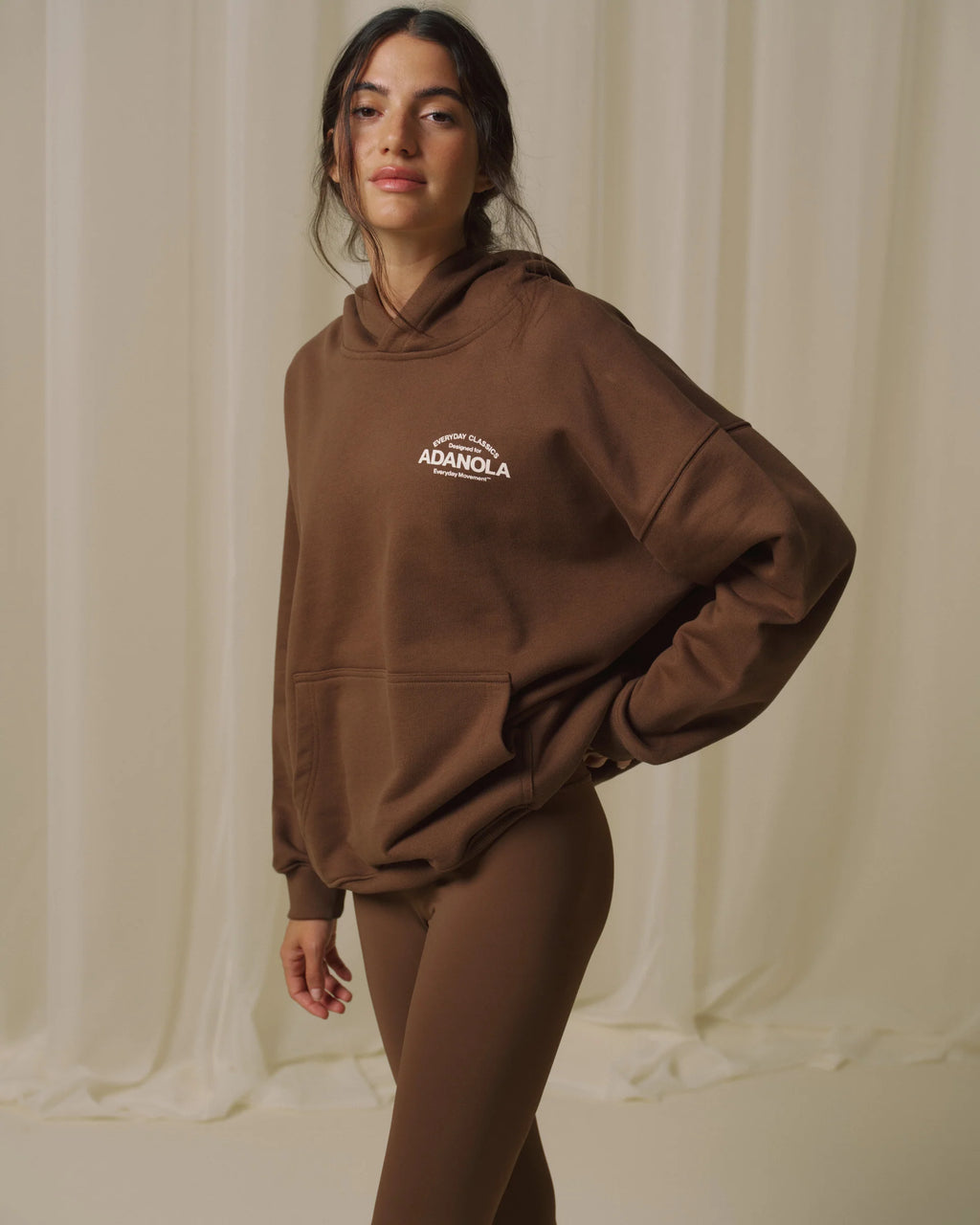 Classics Oversized Hoodie - Mocha Brown
