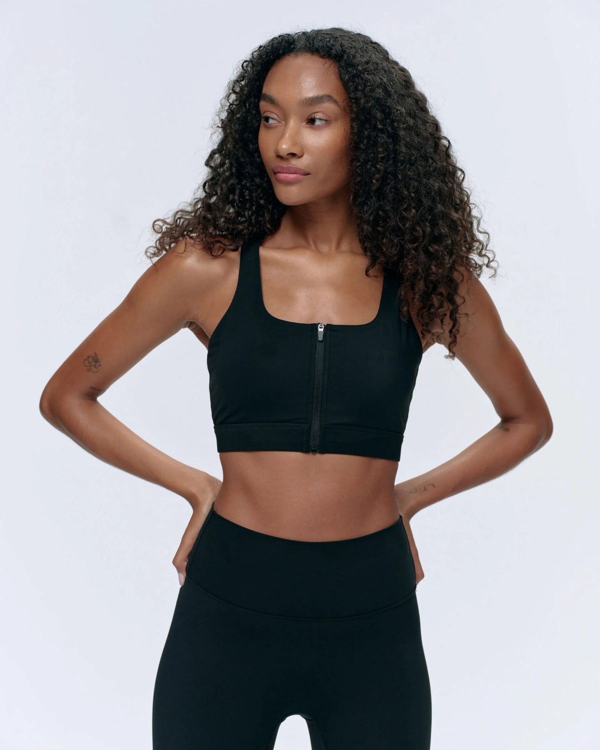 Ultimate Zip Front Bra - Black