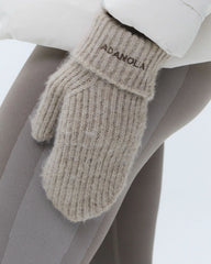 Knit Mittens - Sand