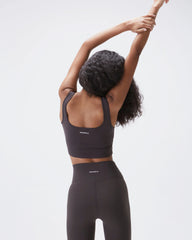Ultimate Square Neck Bra - Coffee Bean