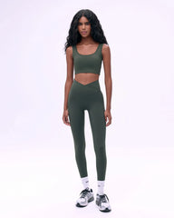 Ultimate Square Neck Bra - Dark Olive