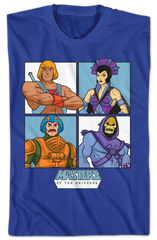Character Squares Masters of the Universe T-Shirt