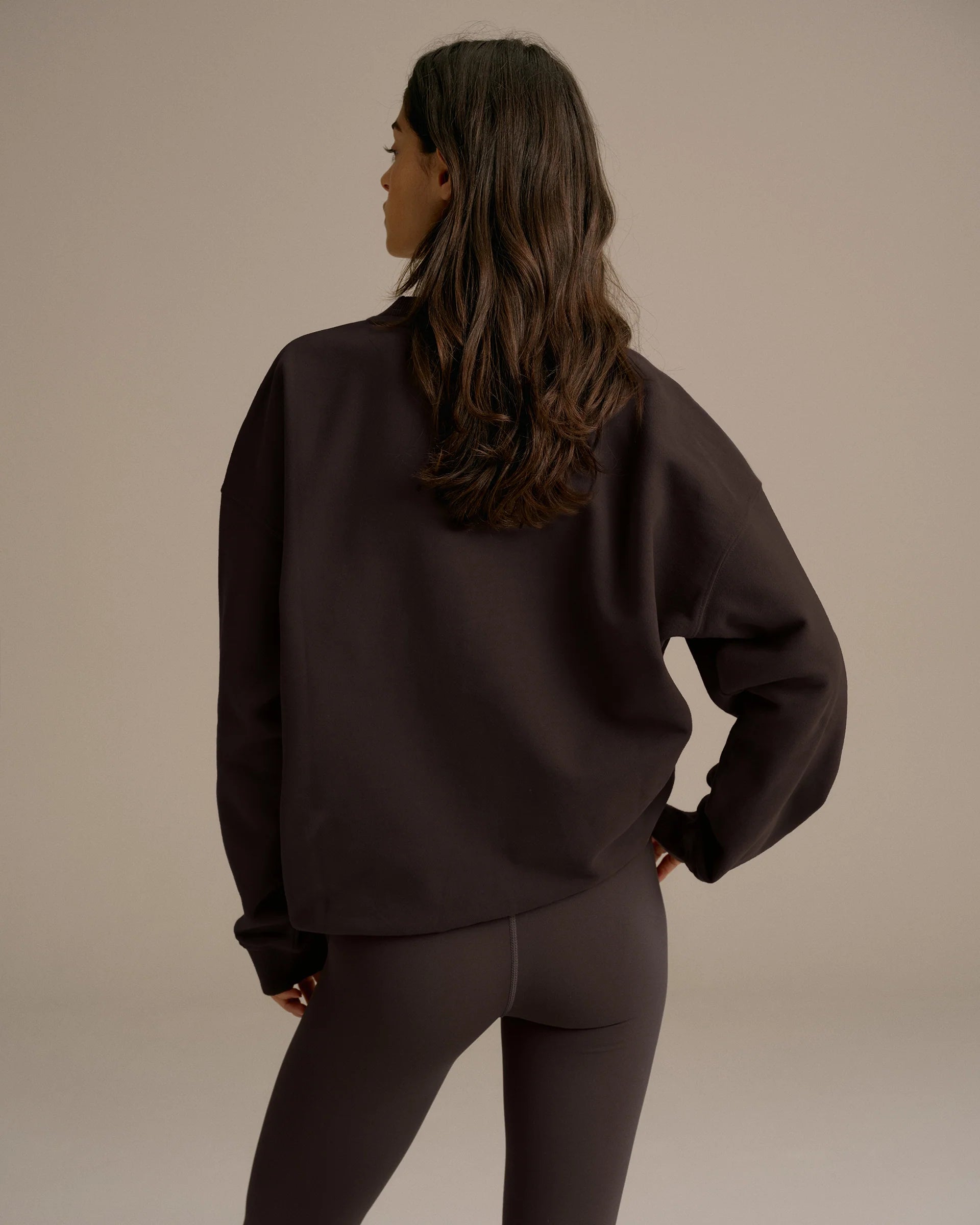 AS Oversized Sweatshirt - Coffee Bean