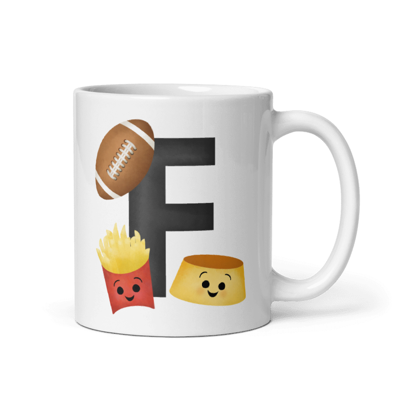 Letter F (Alphabet) - Mug