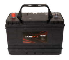 Skanbatt Fritidsbatteri 12V 115Ah 800Cca +Midtstilt label detail