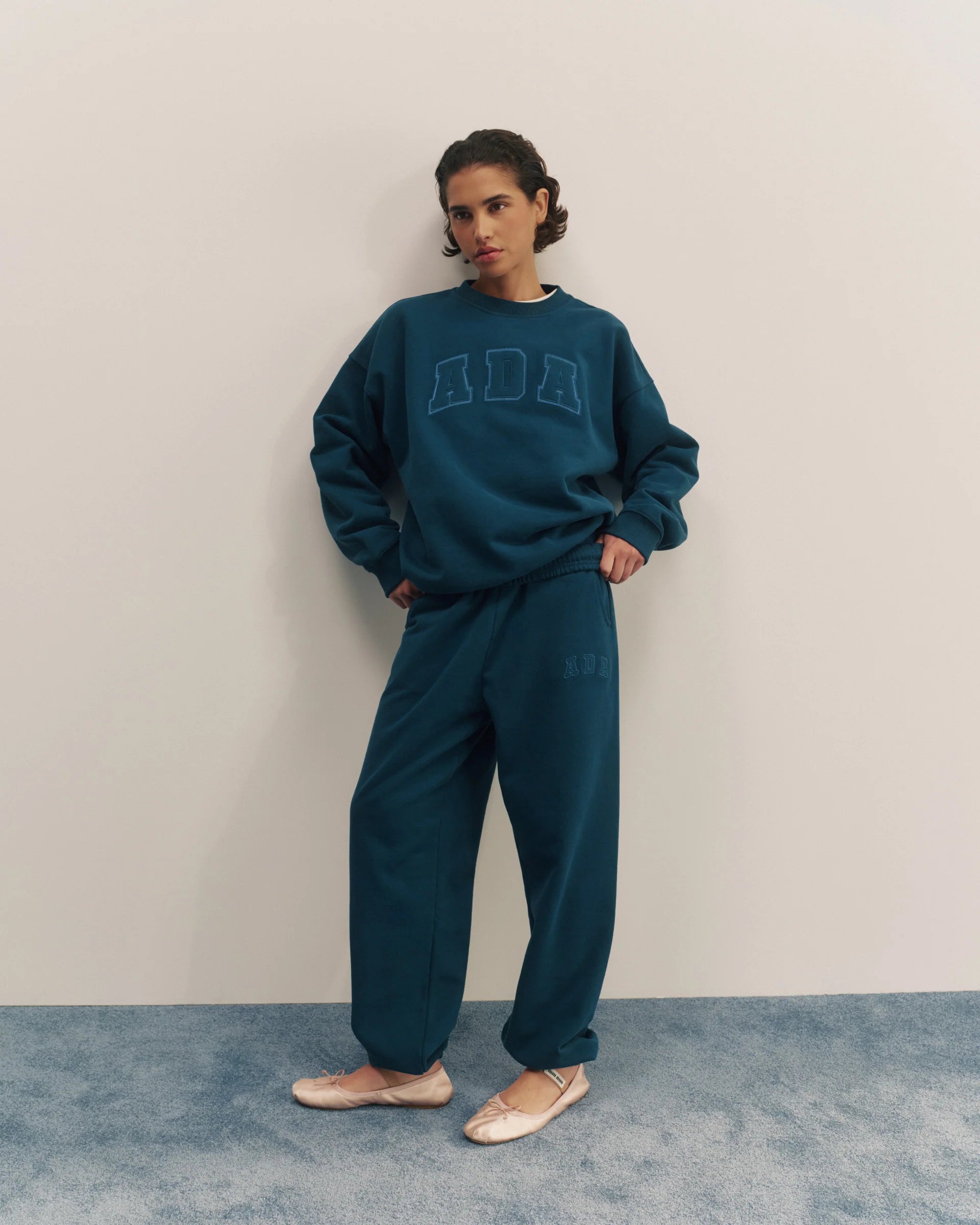 ADA Sweatpants - Teal Blue