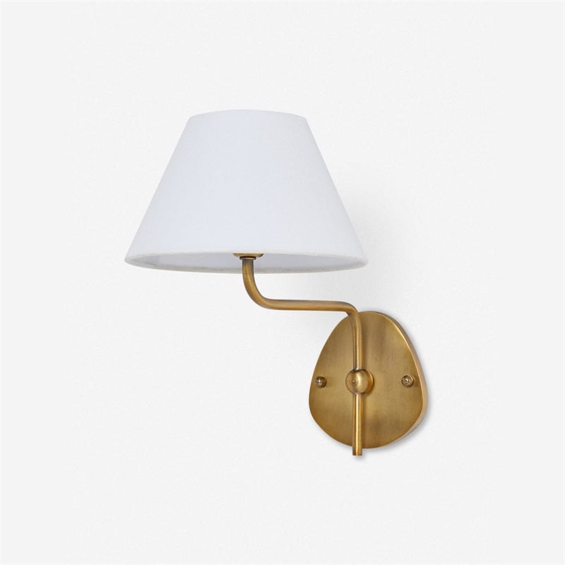 Arlen Modern Wavy-Arm Wall Sconce - Contemporary Transitional Wall Lamp for Entryway
