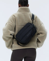 Branded Multi-Strap Bag - Black