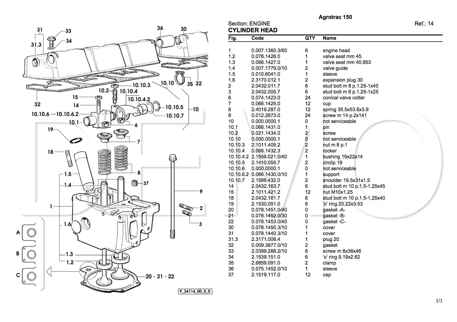 Deutz-Fahr 5465H Parts Catalogue - 123manuals.com