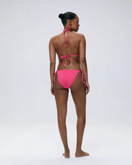 Tie Side Bikini Bottom -  Hot Pink