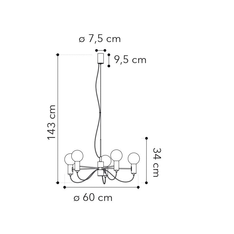 Lampadario a sospensione AXON - FT-FeelThe