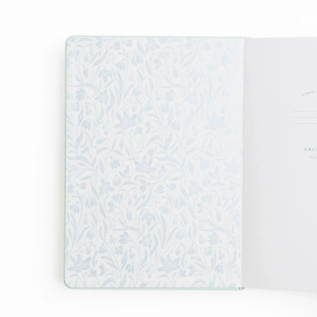 Dotted Notebook SQ - Snowdrops - 3 - Archer & Olive - Tidformera