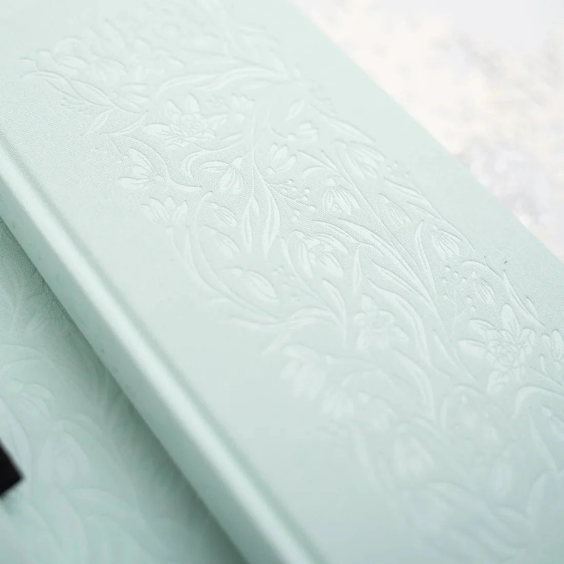Dotted Notebook SQ - Snowdrops - 2 - Archer & Olive - Tidformera