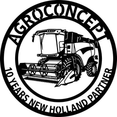 Rundes Traktor-Schild AgroConcept