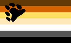 Drapeau Bear 36"x 60" flag / arc-en-ciel populaire