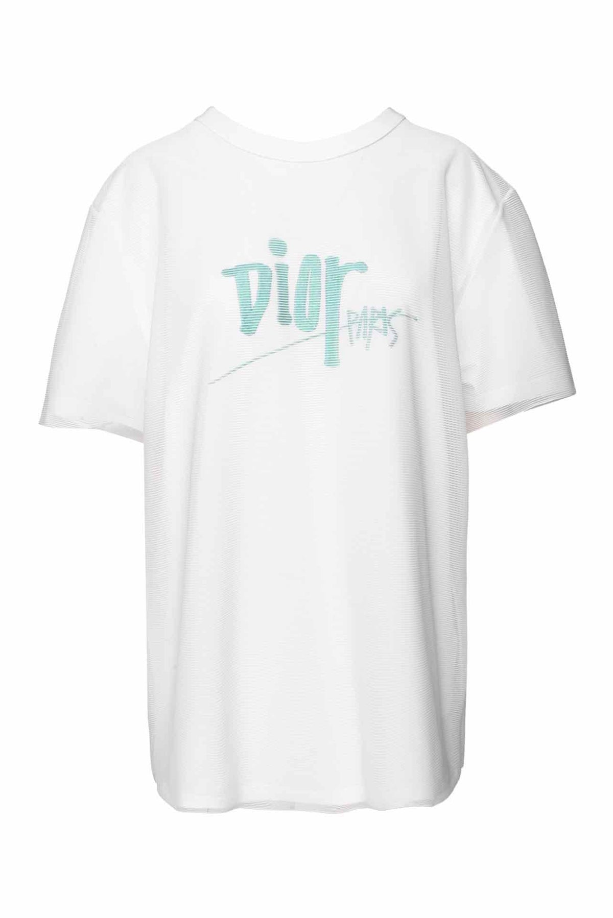 Dior x Shawn Stussy Size XXXL Men's Embroidered Logo Overlay T-shirt