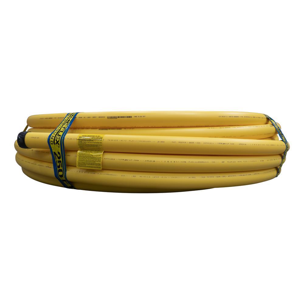 1-1/4 in. IPS x 500 ft. DR 11 Underground Yellow Polyethylene Gas Pipe - Super Arbor
