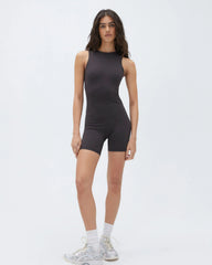 Ultimate Sleeveless Romper - Coffee Bean